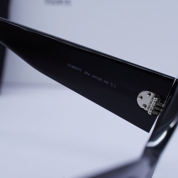 Celine CL40277I 01A Cat Eye Sunglasses - Shiny Black/Grey - Picture 6 of 9